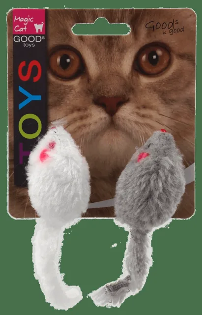 Hračka MAGIC CAT myšky chrastící s catnipem 11cm