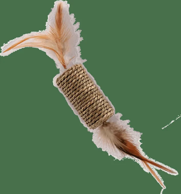 Hračka Magic Cat váleček mořská tráva s pírky 19cm