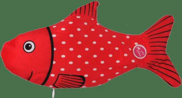 Hračka Magic Cat Winter Tale ryba pohyblivá červená 28cm