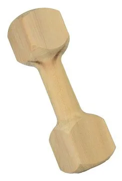 Hračka pes činka dřevo 400g 23cm