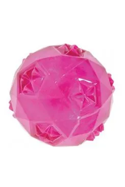 Hračka pes míček TPR POP Ball 6cm růžová Zolux
