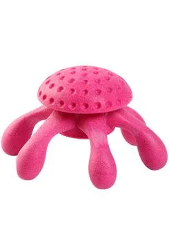 Hračka pes octopus mini plovoucí TPR růžová Kiwi