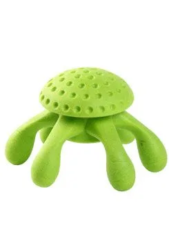 Hračka pes octopus mini plovoucí TPR zelená Kiwi