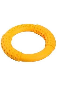 Hračka pes ring mini plovoucí létající TPR oranžový Kiwi