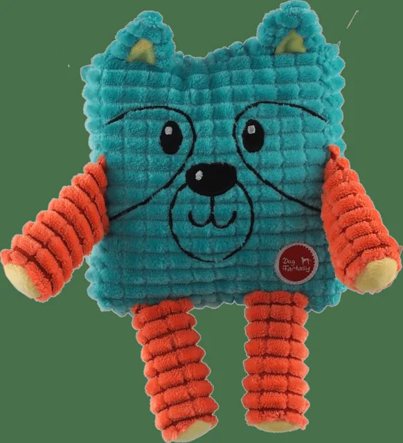 Hračka pro psy Dog Fantasy Cuties zvířátko petrolejově zelené 12,5 cm