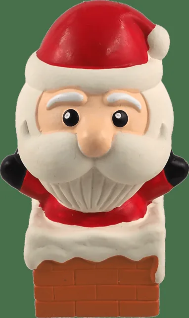 Hračka pro psy Dog Fantasy Winter Tale Santa latexový pískací 12 cm