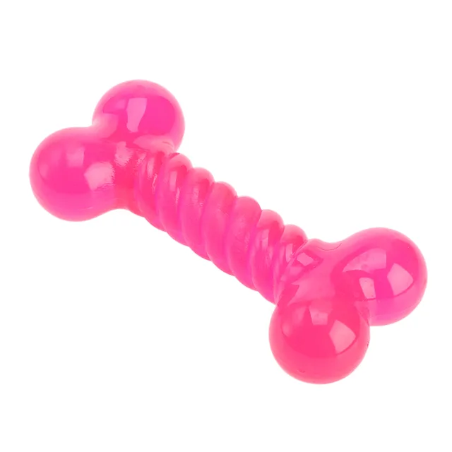 Hračka pro psy - kost z termoplastické pryže - cca 14 cm