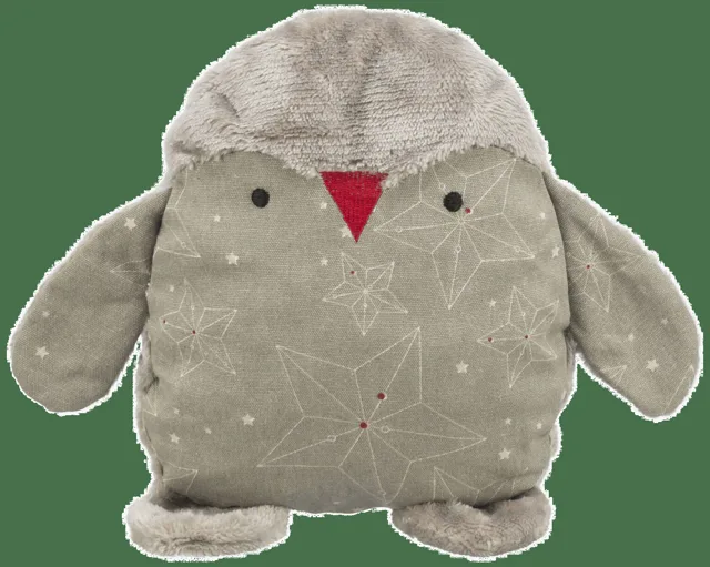 Hračka Xmas tučňák tkanina/plyš 24cm