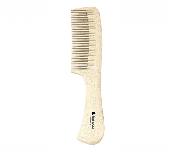 Hřeben na vlasy z organického materiálu Hairway Organica Ecoline - béžový (05096-20)