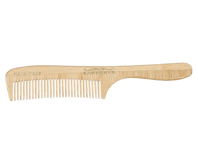 Hřeben z bukového dřeva Sibel Barburys Steamed Beech Wood 05 - 18 x 3,2 cm (8482505) + dárek zdarma
