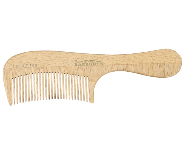 Hřeben z bukového dřeva Sibel Barburys Steamed Beech Wood 06 - 19 x 5,5 cm (8482506) + dárek zdarma
