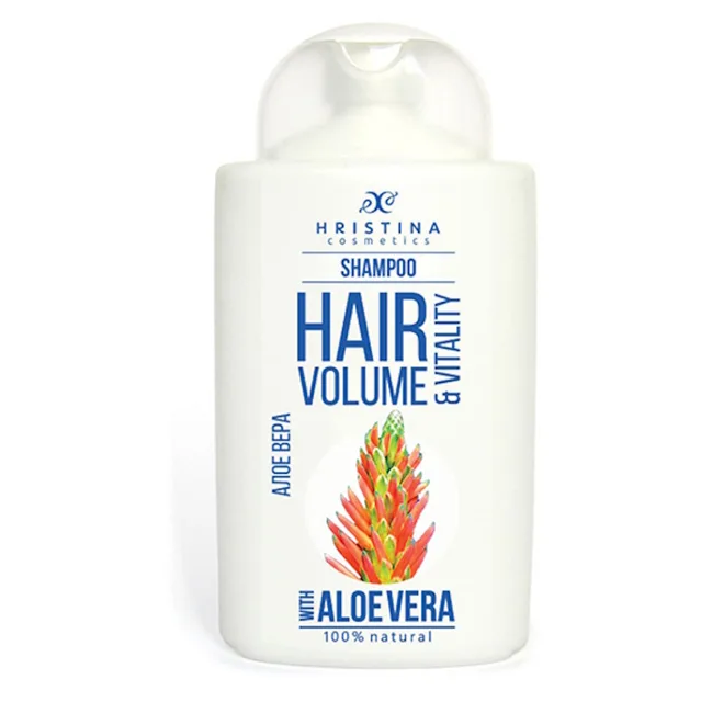 HRISTINA Přírodní šampon Aloe Vera pro bohaté a zdravé vlasy 200 ml