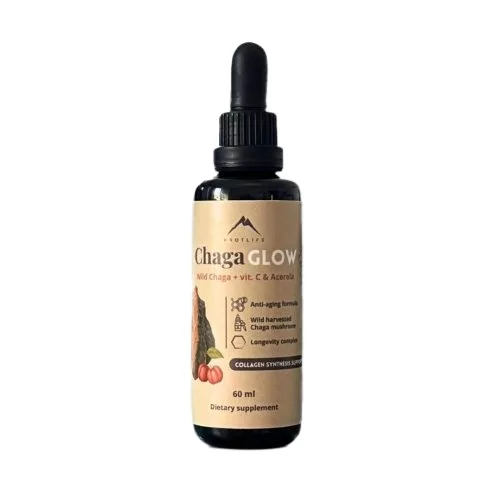 Hrotlife Chagaglow s vitamínem C, B6 a B12 tinktura 60 ml