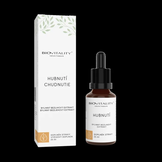Hubnutí – bezlihová tinktura – kapky 25 ml – Green idea
