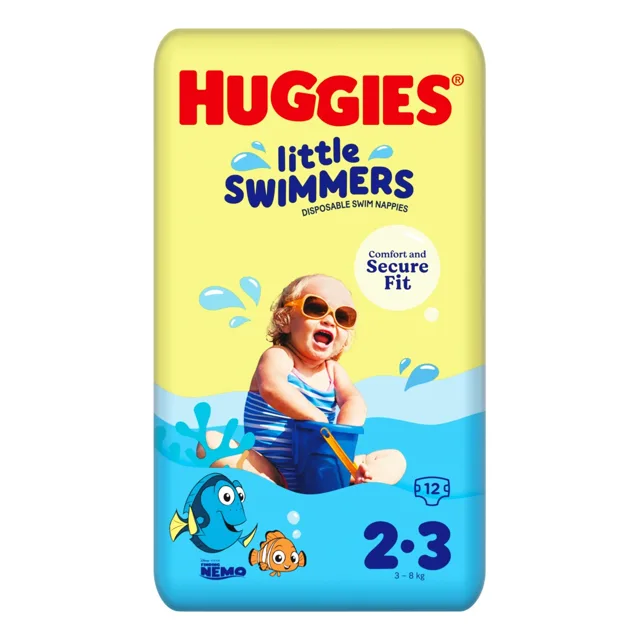 Huggies Little swimmers 3-8 kg koupací plenky 12 ks