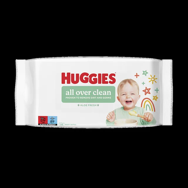 HUGGIES Single All Over Clean čistící ubrousky 56 kusů