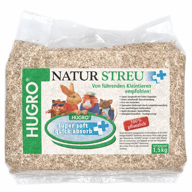 Hugro přírodní stelivo - 1,5 kg