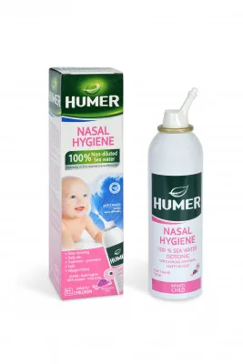 HUMER Hygiena nosu 100% mořská voda pro děti 150ml