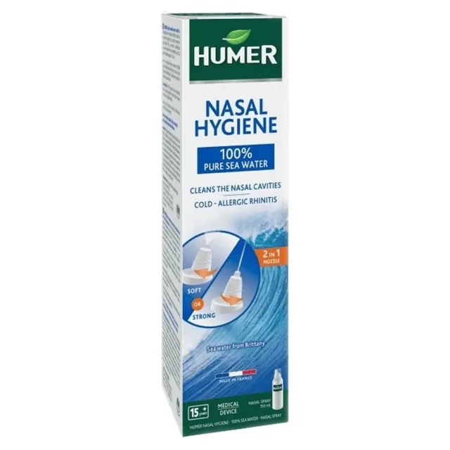 Humer Hygiena nosu 100% mořská voda pro dospělé 150 ml