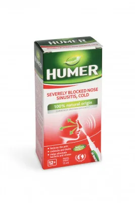 HUMER SINUSITIS velmi ucp.nos rýma sprej 15ml