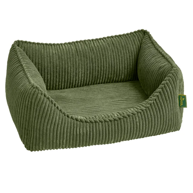 Hunter Corbie ergonomická psí pohovka  - D 80 x Š 60 cm, zelená