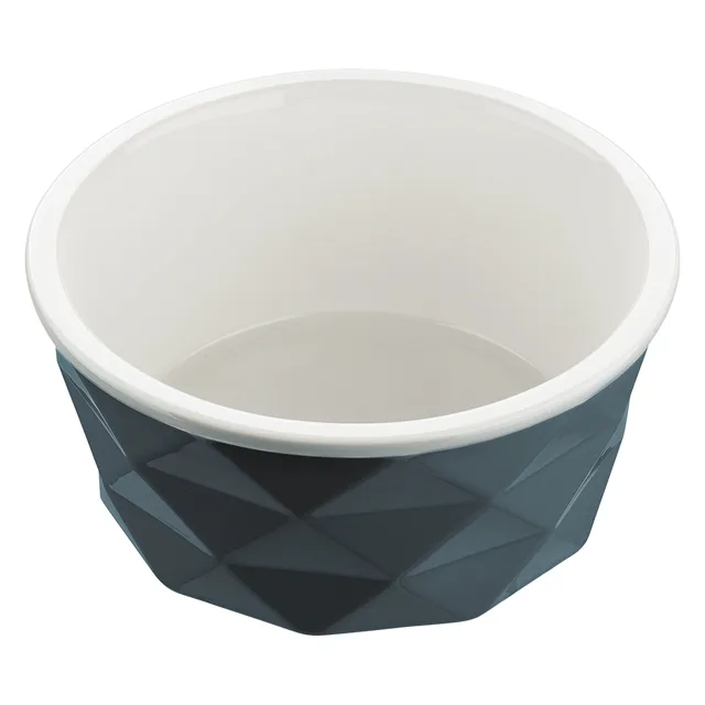 HUNTER Eiby keramická miska pro psy, modrá - 550 ml, Ø 13 cm