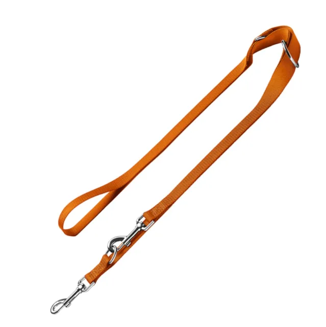 HUNTER London nastavitelné vodítko, oranžové - délka 200 cm, šířka 10 mm