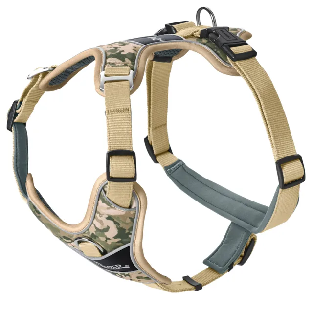HUNTER Postroj Divo Camouflage, béžový - velikost L: obvod pasu 72 - 100 cm