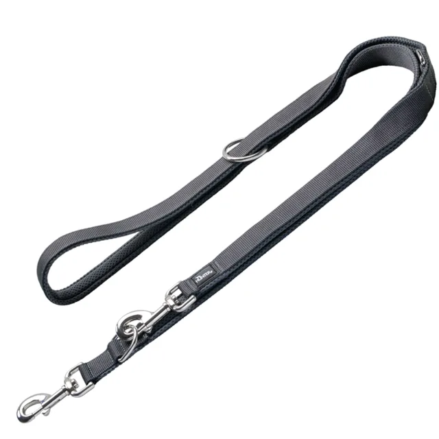 HUNTER vodítko Divo & Maldon, šedé - D 200 cm, Š 25 mm