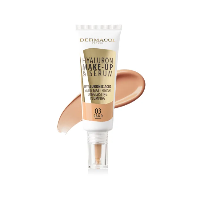 Hyaluron make up a serum č.3 Sand Dermacol - Oficiální e-shop Dermacol
