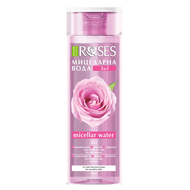 HYDRA PLUS micelární voda 3v1 pro citlivou pokožku 400 ml - NATURE OF AGIVA