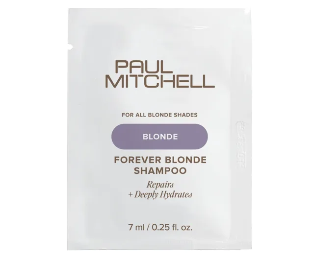 Hydratační a regenerační šampon pro blond vlasy Paul Mitchell Blonde Forever Blonde Shampoo - 7 ml