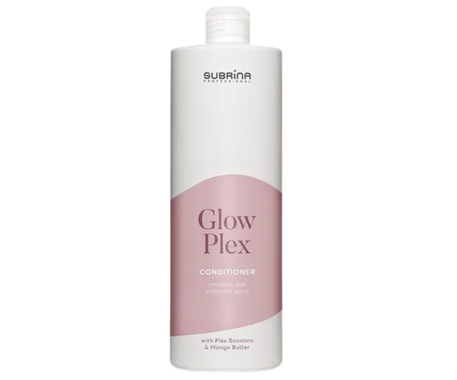 Hydratační kondicionér pro lesk vlasů Subrina Professional Glow Plex Conditioner - 1000 ml + dárek zdarma