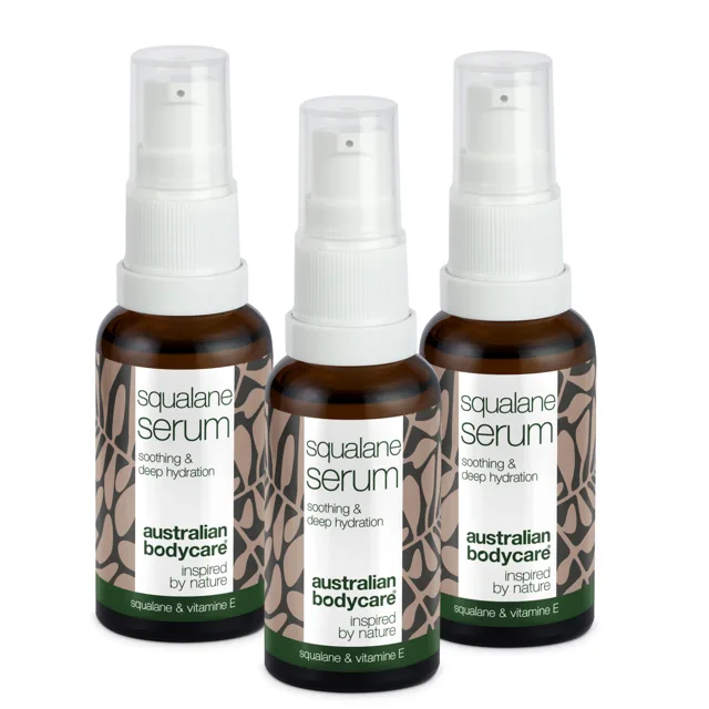 Hydratační pleťové sérum se skvalanem & vitamínem E — Skvalan & vitamín E poskytují hlubokou hydrataci suché pleti. Lehká, nemastná textura, která se rychle vstřebává a vyživuje pleť.