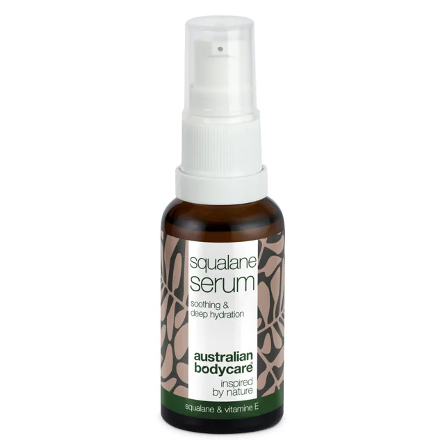 Hydratační pleťové sérum se skvalanem & vitamínem E — Skvalan & vitamín E poskytují hlubokou hydrataci suché pleti. Lehká, nemastná textura, která se rychle vstřebává a vyživuje pleť.