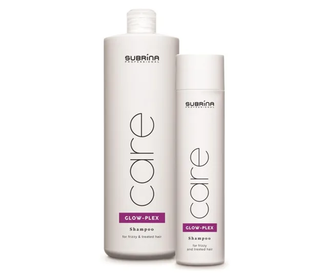 Hydratační šampon pro lesk vlasů Subrina Professional Care Glow-Plex - 1000 ml + šampon 250 ml zdarma + dárek zdarma