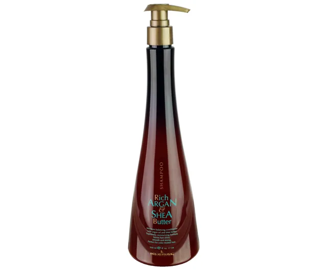 Hydratační šampon pro suché vlasy Kléral Rich Argan  a  Shea Butter - 500 ml (118) + dárek zdarma