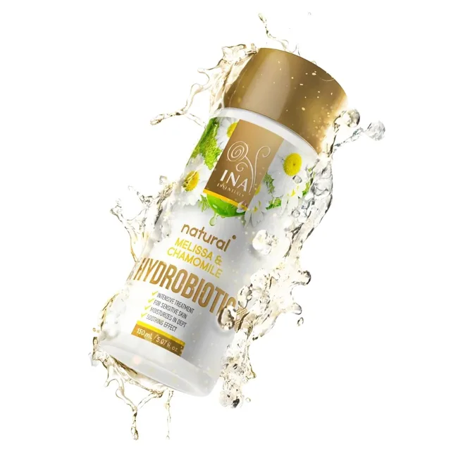 HYDROBIOTIC - heřmánek, meduňka & aloe - intenzivní zklidňující péče pro citlivou pleť - 150 ml - INA Essentials