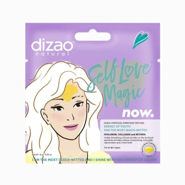 Hydrogelová náplast na čelo s kyselinou hyaluronovou, kolagenem a retinolem - 8 g - Dizao