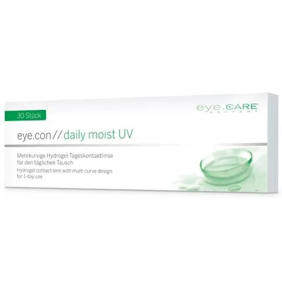 Hydrogelové jednodenní kontaktní čočky eye.con daily moist 30ks