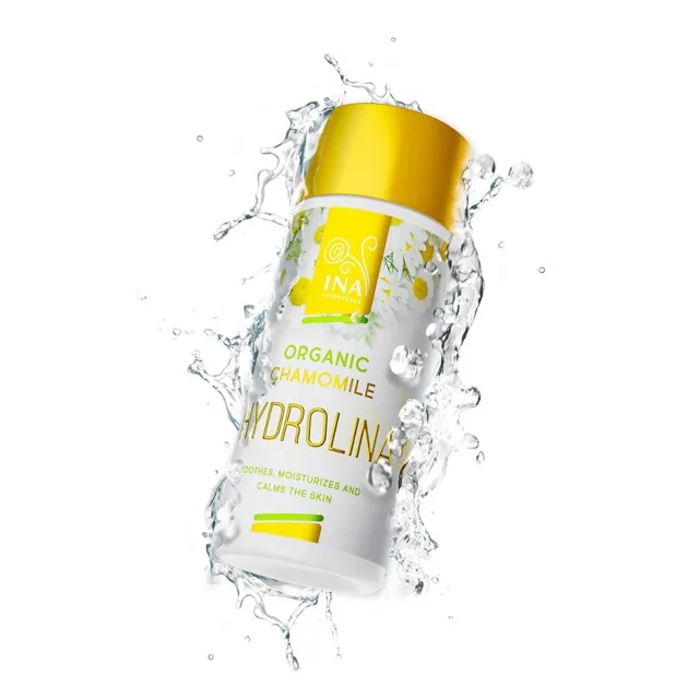 HYDROLINA - organická heřmánková voda pro pleť se sklonem k ekzému a podrážděnou pokožku - 150 ml - INA Essentials