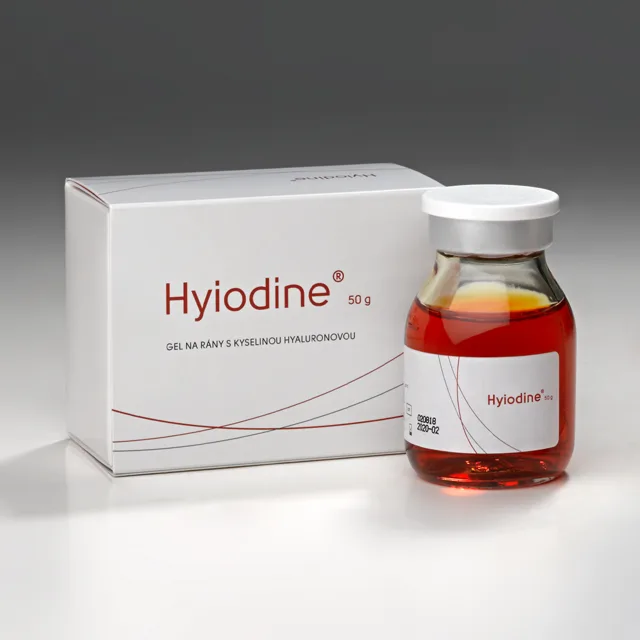 Hyiodine gel na rány s kyselinou hyaluronovou 50g