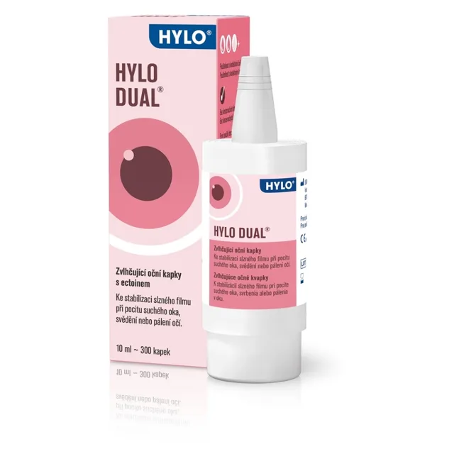 HYLO Dual Zvlhčující oční kapky s Ectoinem 10 ml
