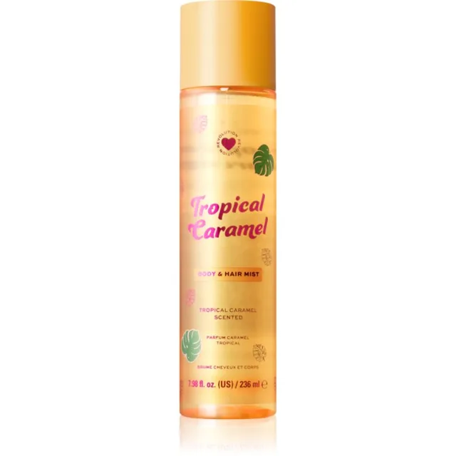 I Heart Revolution Tropical Caramel Body an Hair Mist parfémovaný sprej na tělo a vlasy pro ženy 236 ml