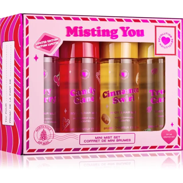 I Heart Revolution Xmas 2025 Mini Mist set vánoční dárková sada pro ženy
