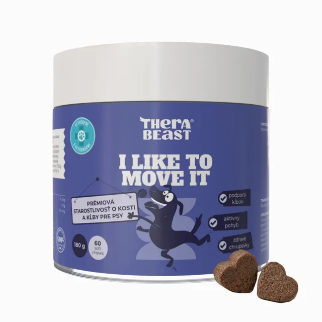 I Like To Move It Premium – podpora kloubů a chrupavek pro psy – 60 ks – Therabeast