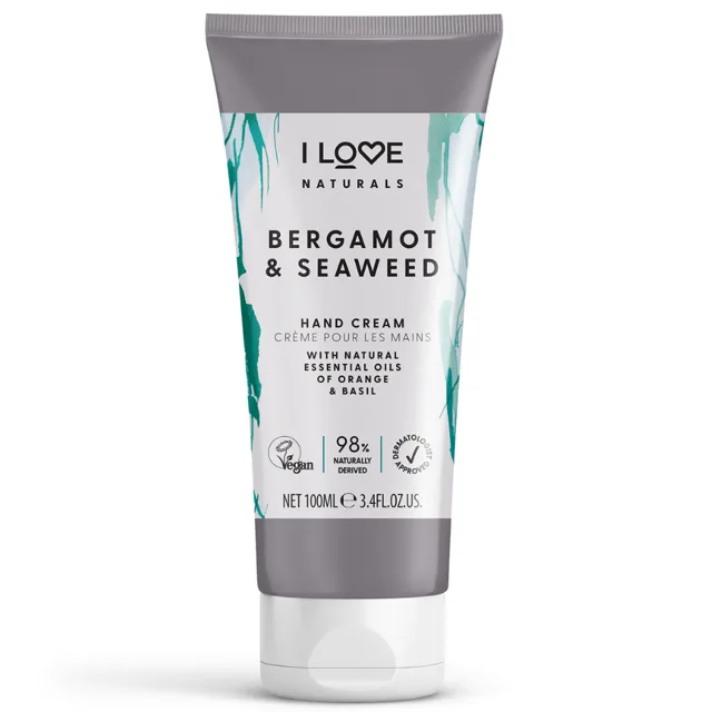 I LOVE Naturals Krém na ruce 100 ml - bergamot & mořská řasa