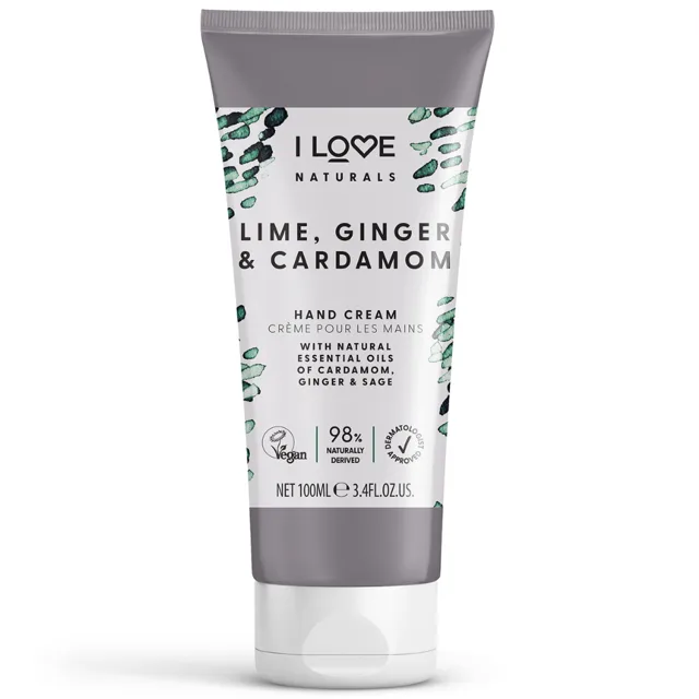 I LOVE Naturals Krém na ruce 100 ml - limetka, zázvor & kardamon