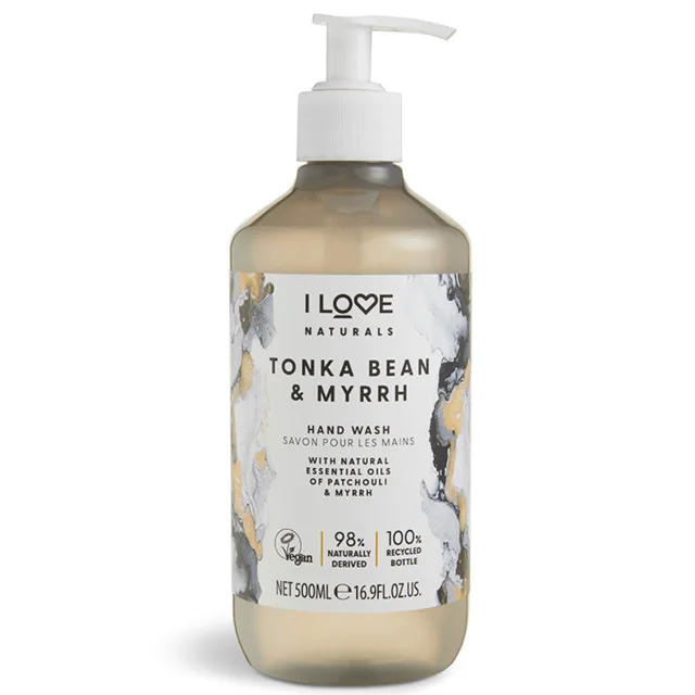 I LOVE Naturals Mýdlo na ruce 500 ml - tonkové boby & myrha