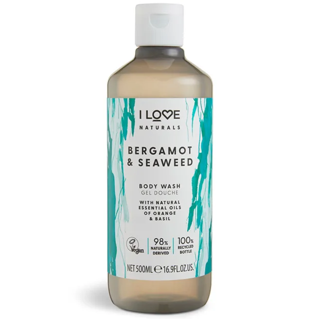 I LOVE Naturals Sprchový gel 500 ml - bergamot & mořská řasa